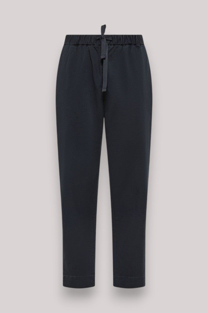 PANTALONE DONNA CHINO NAVY BLUE - Linassi