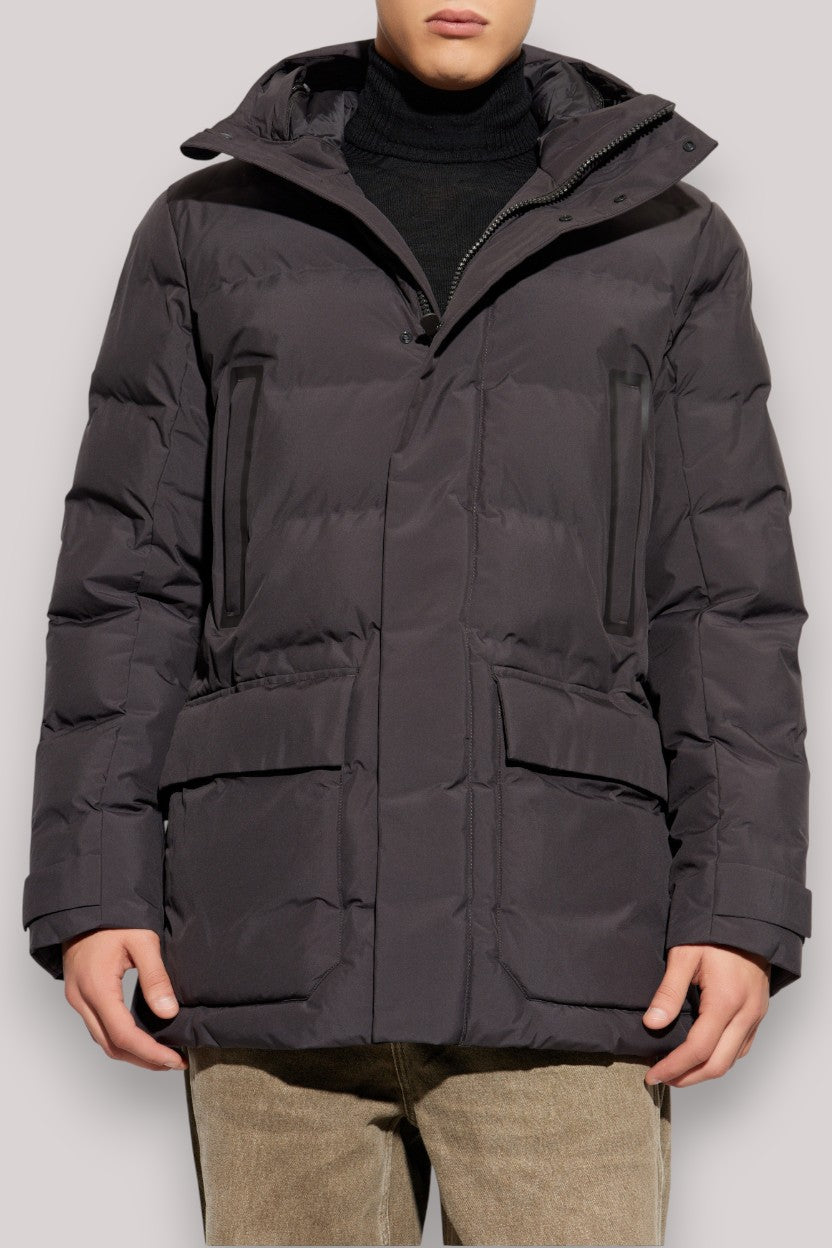 GIACCONE UOMO QUINLAN  BROWN BLACK - Linassi