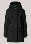 GIACCONE DONNA PARKA CON CAPPUCCIO NERO