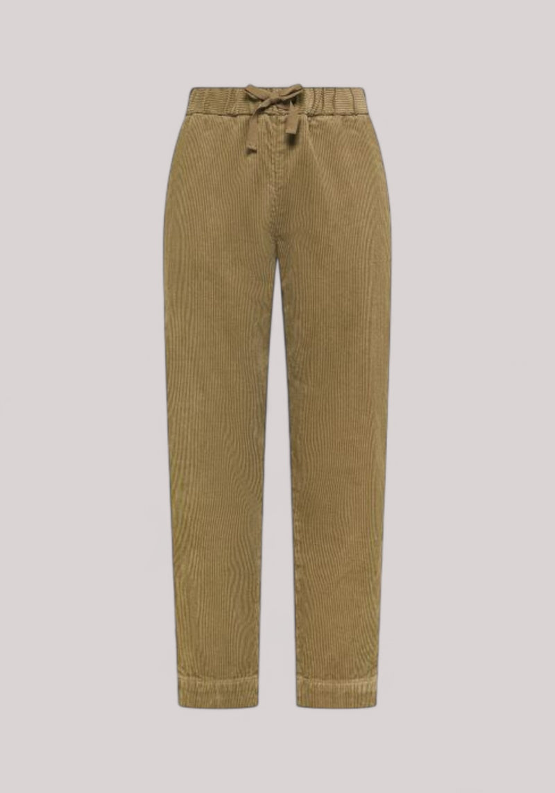 PANTALONI DONNA IN VELLUTO BEIGE