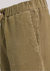 PANTALONI DONNA IN VELLUTO BEIGE