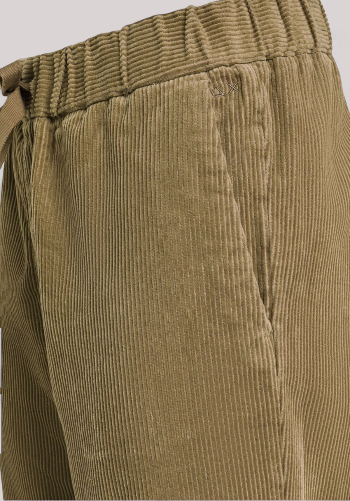 PANTALONI DONNA IN VELLUTO BEIGE