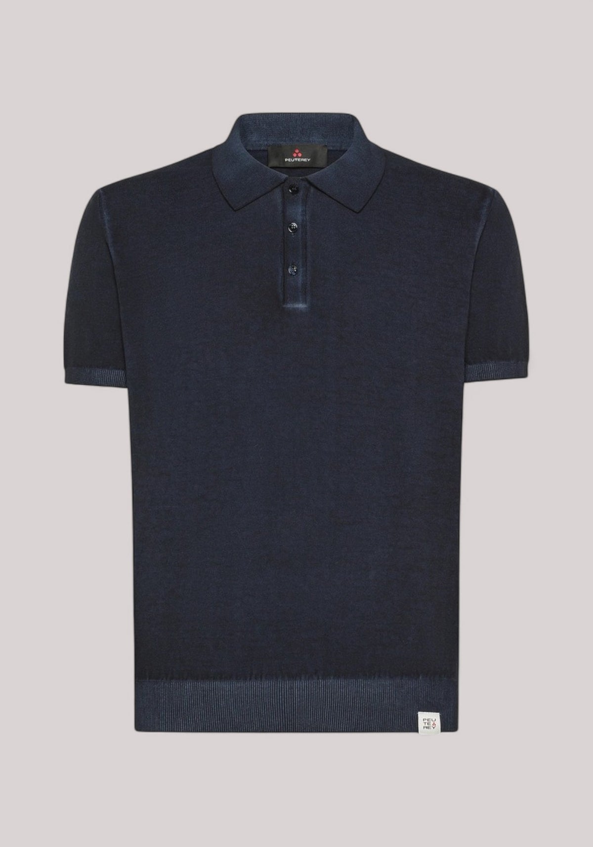 POLO UOMO TINTO IN CAPO BLU GRAFITE - Linassi