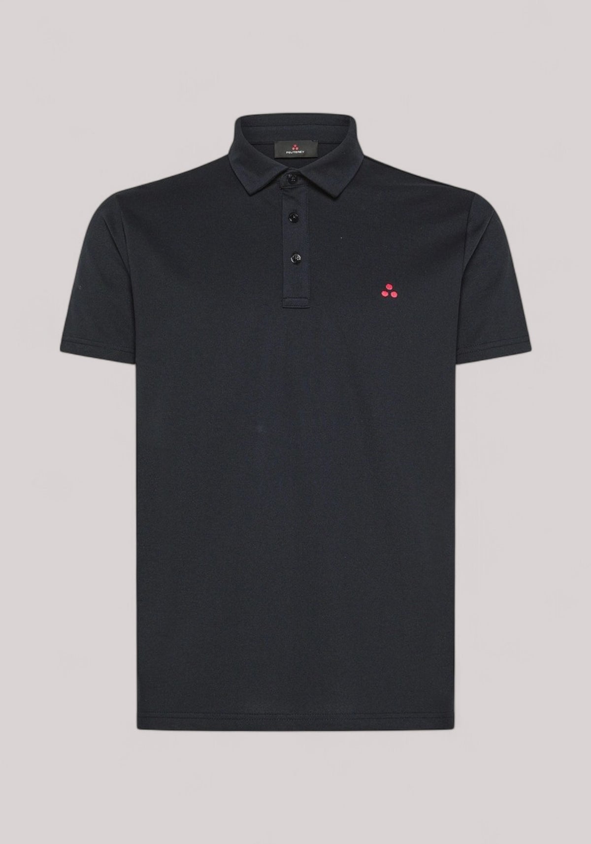 POLO UOMO IN COTONE STRETCH BLU GRAFITE - Linassi