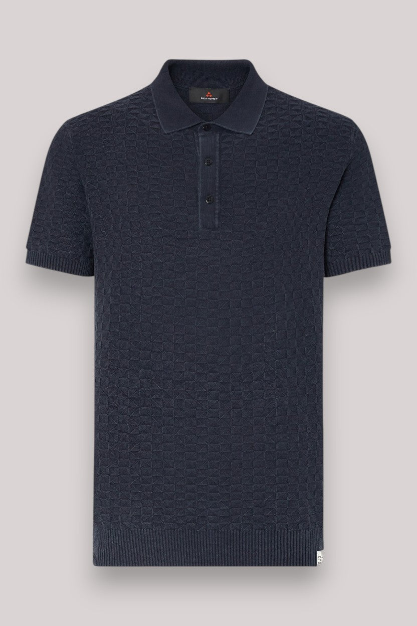 POLO UOMO KEIRIN BLU GRAFITE - Linassi