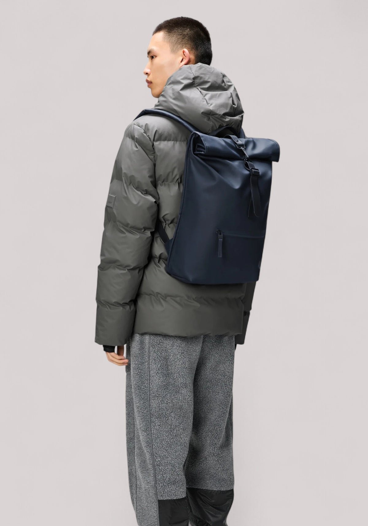 BORSA UNISEX ZAINO  ROLLTOP RUCKSACK W3 NAVY