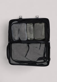 BORSA UNISEX TROLLEY TEXEL CABIN BAG W3 BLACK