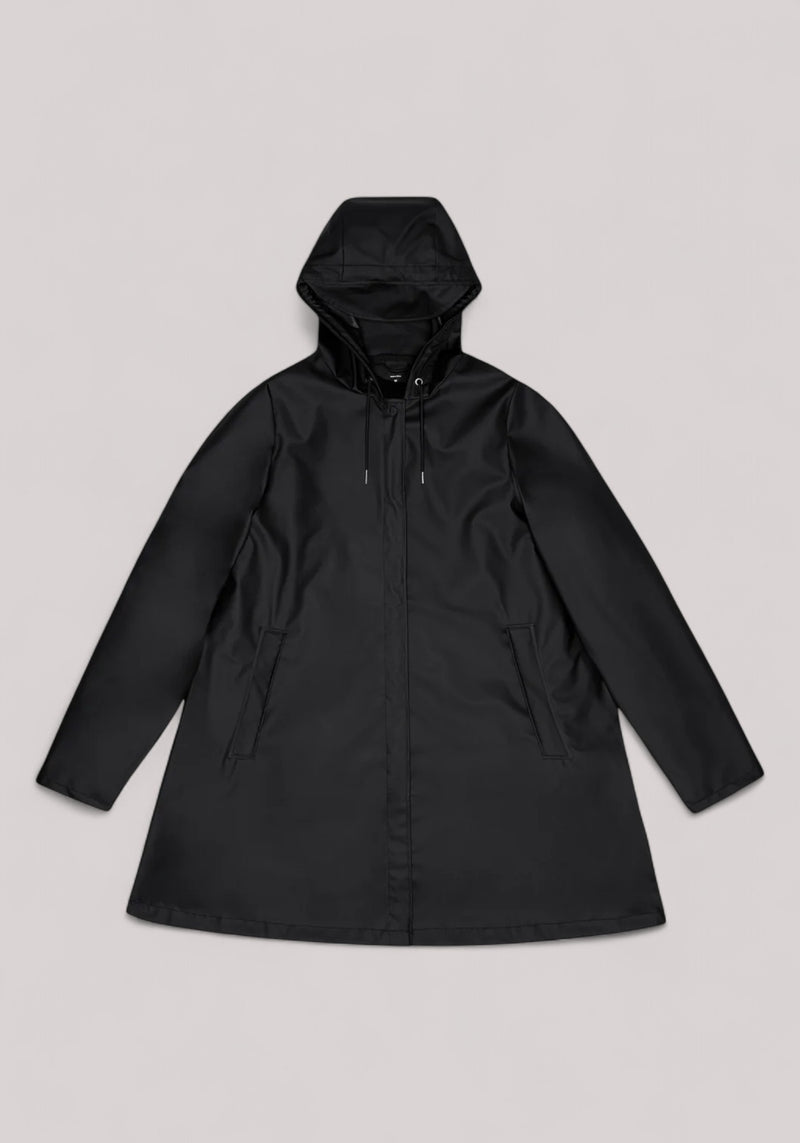 IMPERMEABILE DONNA A-LINE W JACKET(W3) BLACK