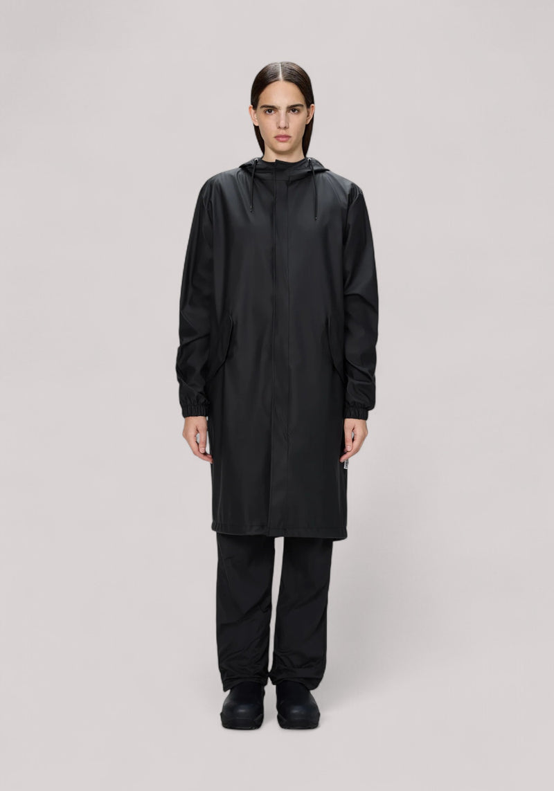 IMPERMEABILE UNISEX FISHTAIL PARKA(W3) BLACK