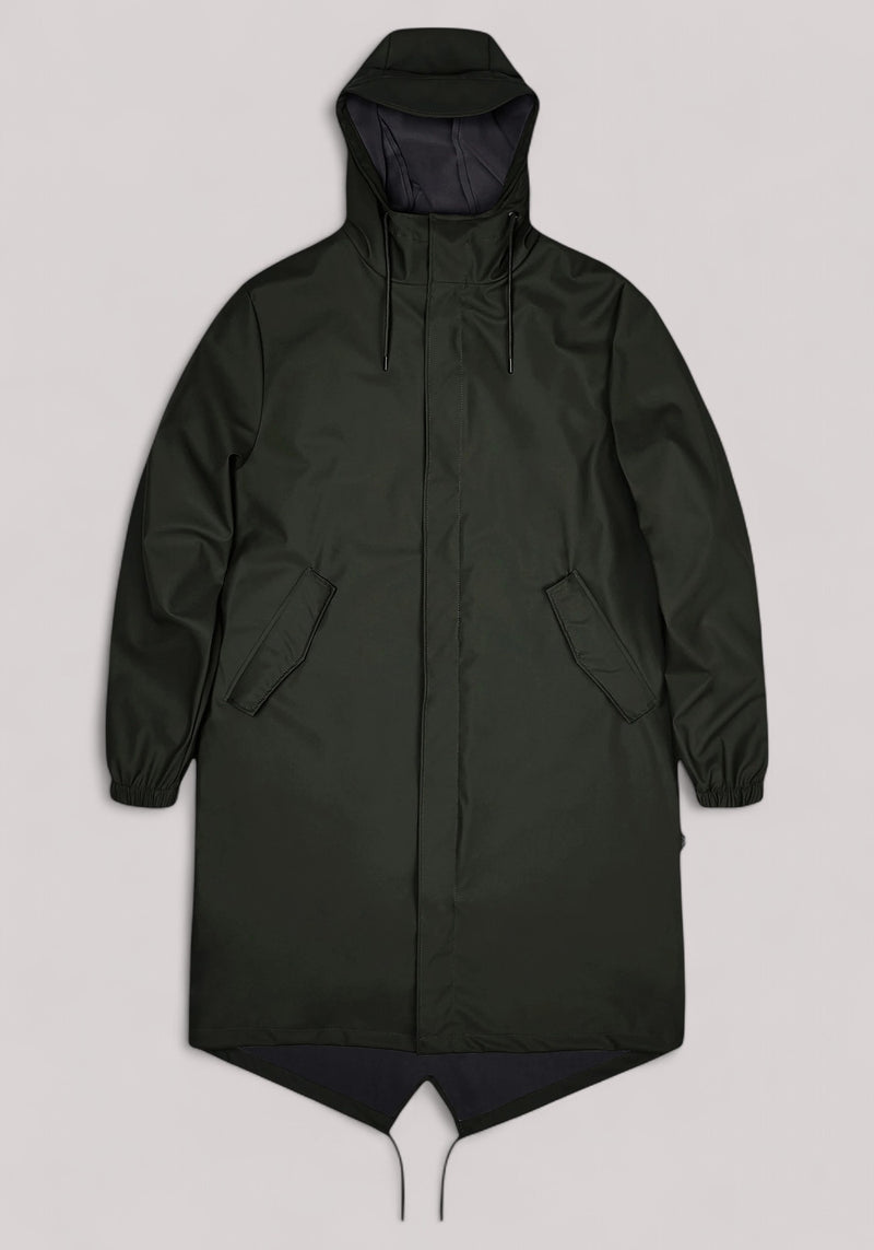 IMPERMEABILE UNISEX FISHTAIL PARKA(W3) VERDE