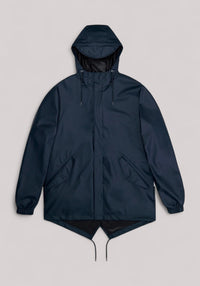 IMPERMEABILE UNISEX FISHTAIL JACKET(W3 NAVY