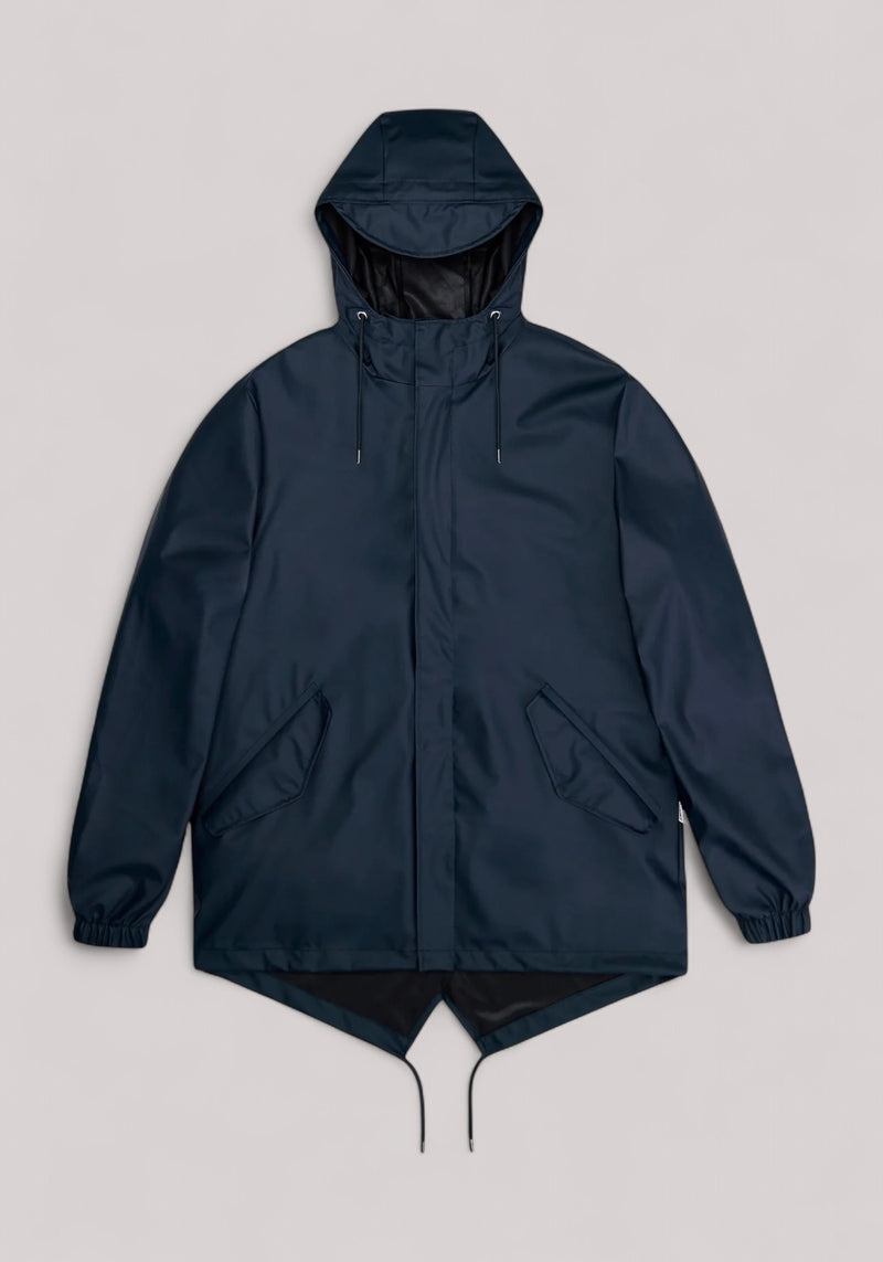 IMPERMEABILE UNISEX FISHTAIL JACKET(W3 NAVY