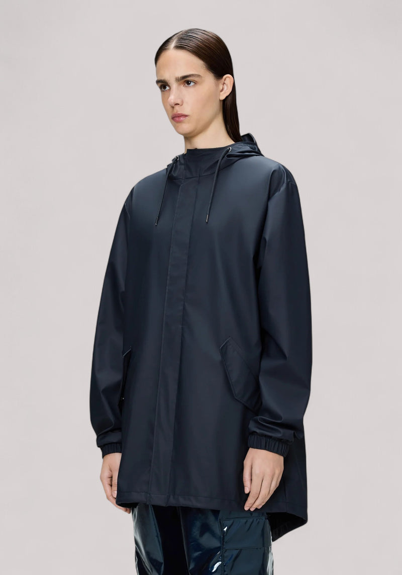 IMPERMEABILE UNISEX FISHTAIL JACKET(W3 NAVY