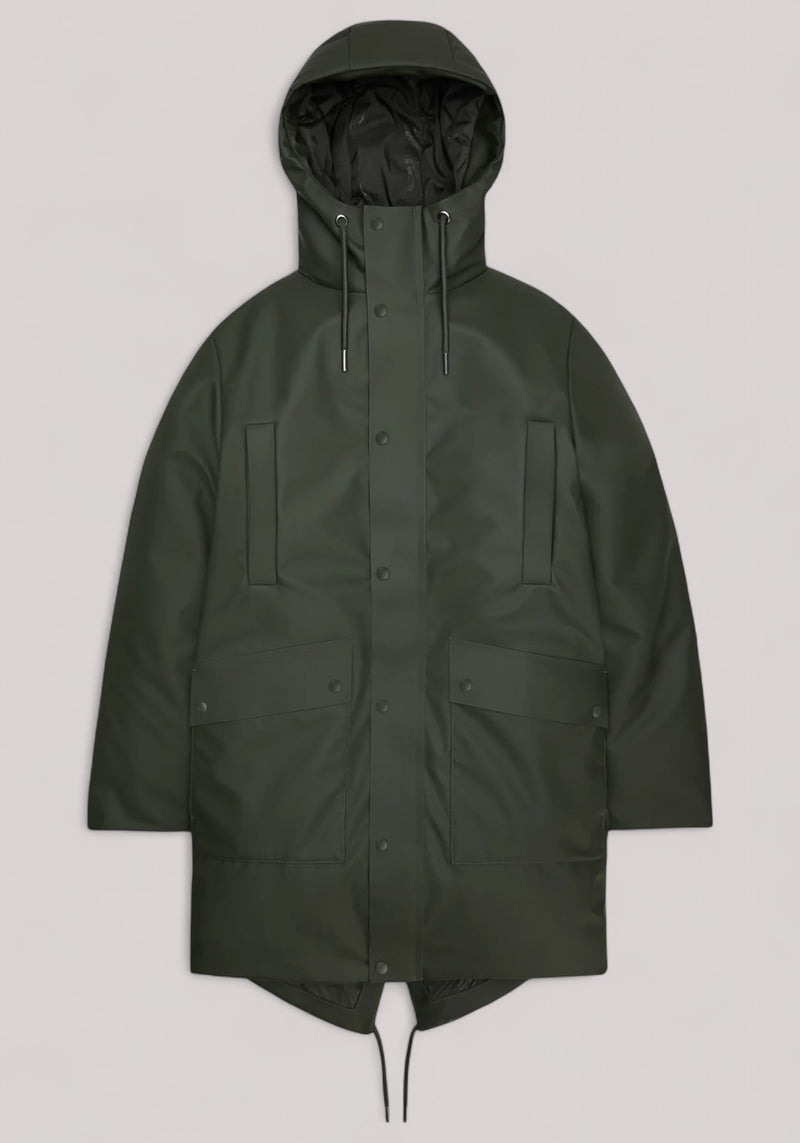 GIACCONE UNISEX LONG PARKA W GREEN