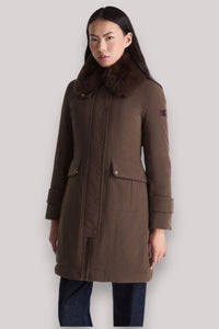 GIACCONE DONNA RAKID CHICORY COFFEE