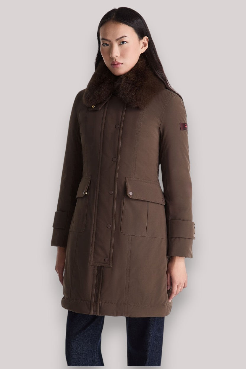 GIACCONE DONNA RAKID CHICORY COFFEE