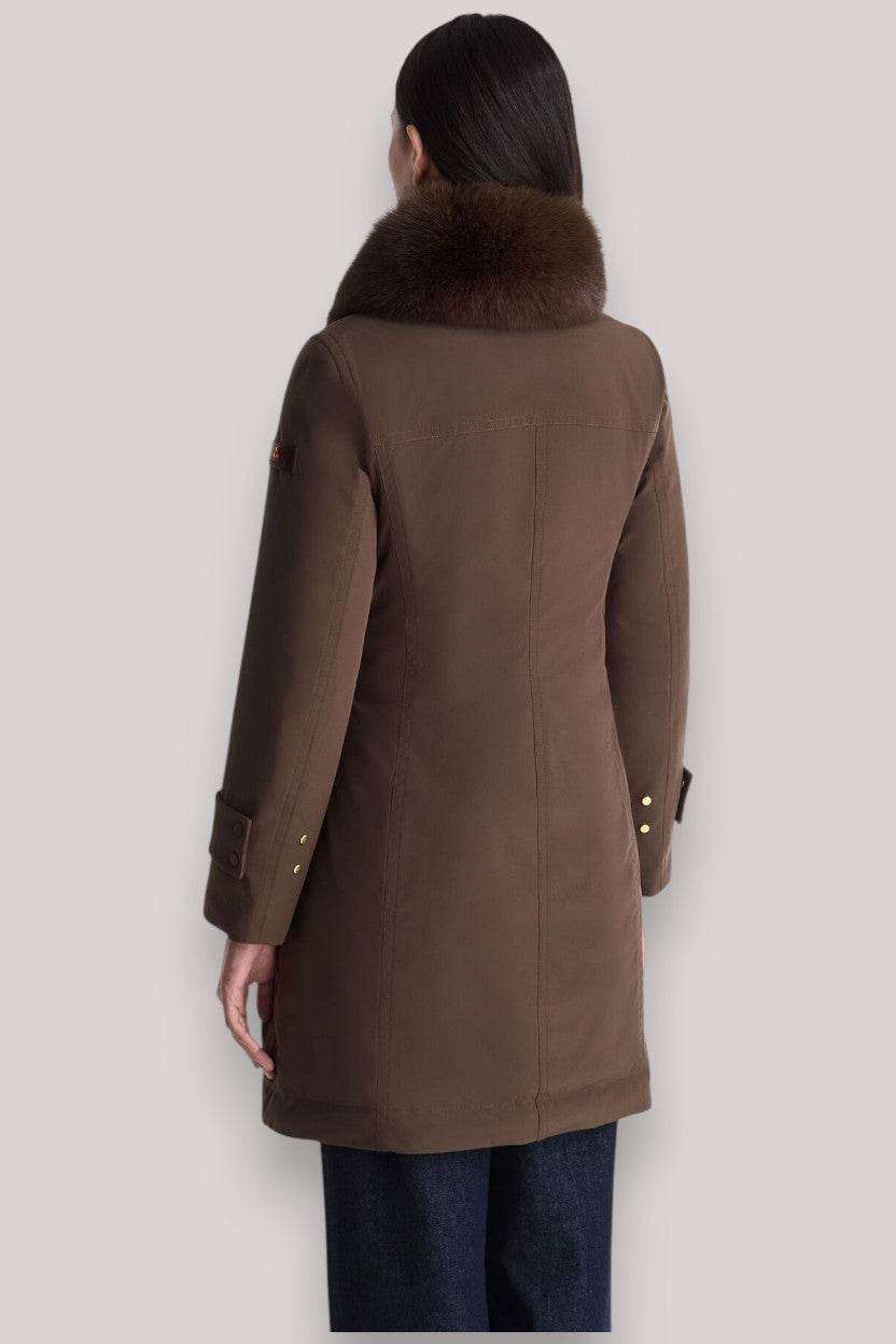 GIACCONE DONNA RAKID CHICORY COFFEE