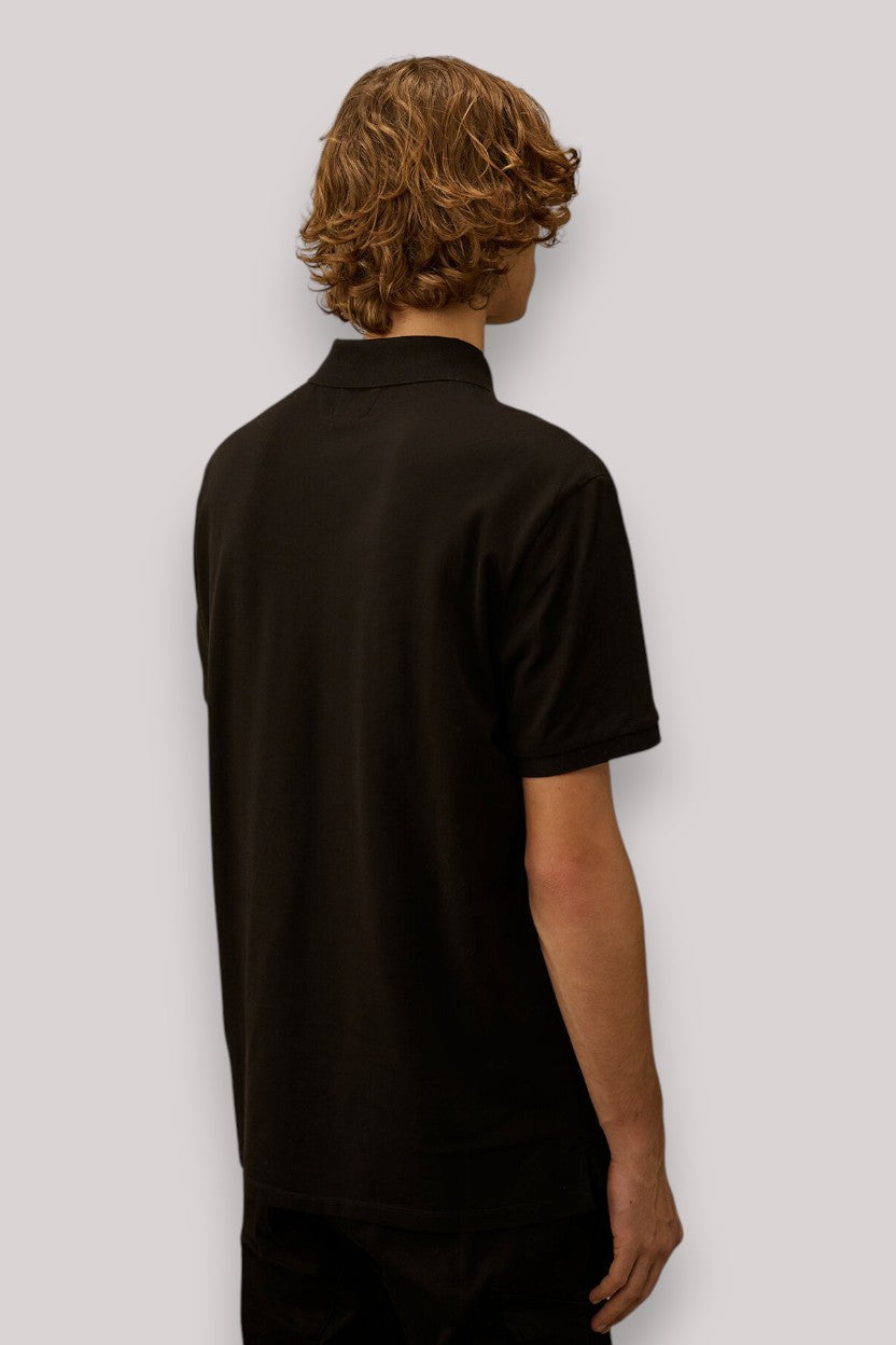POLO UOMO IN PIQUET BLACK - Linassi