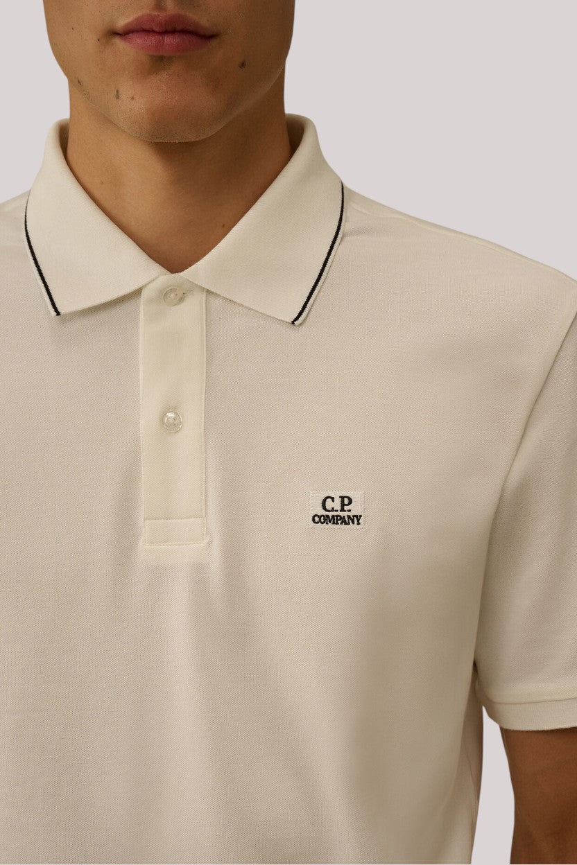 POLO UOMO IN JERSEY GAUZE WHITE - Linassi