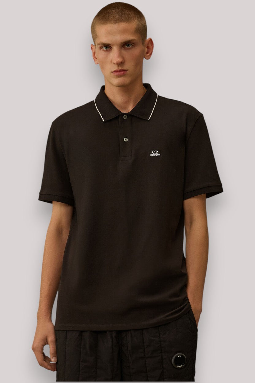 POLO UOMO PIQUET STRETCH  BLACK - Linassi