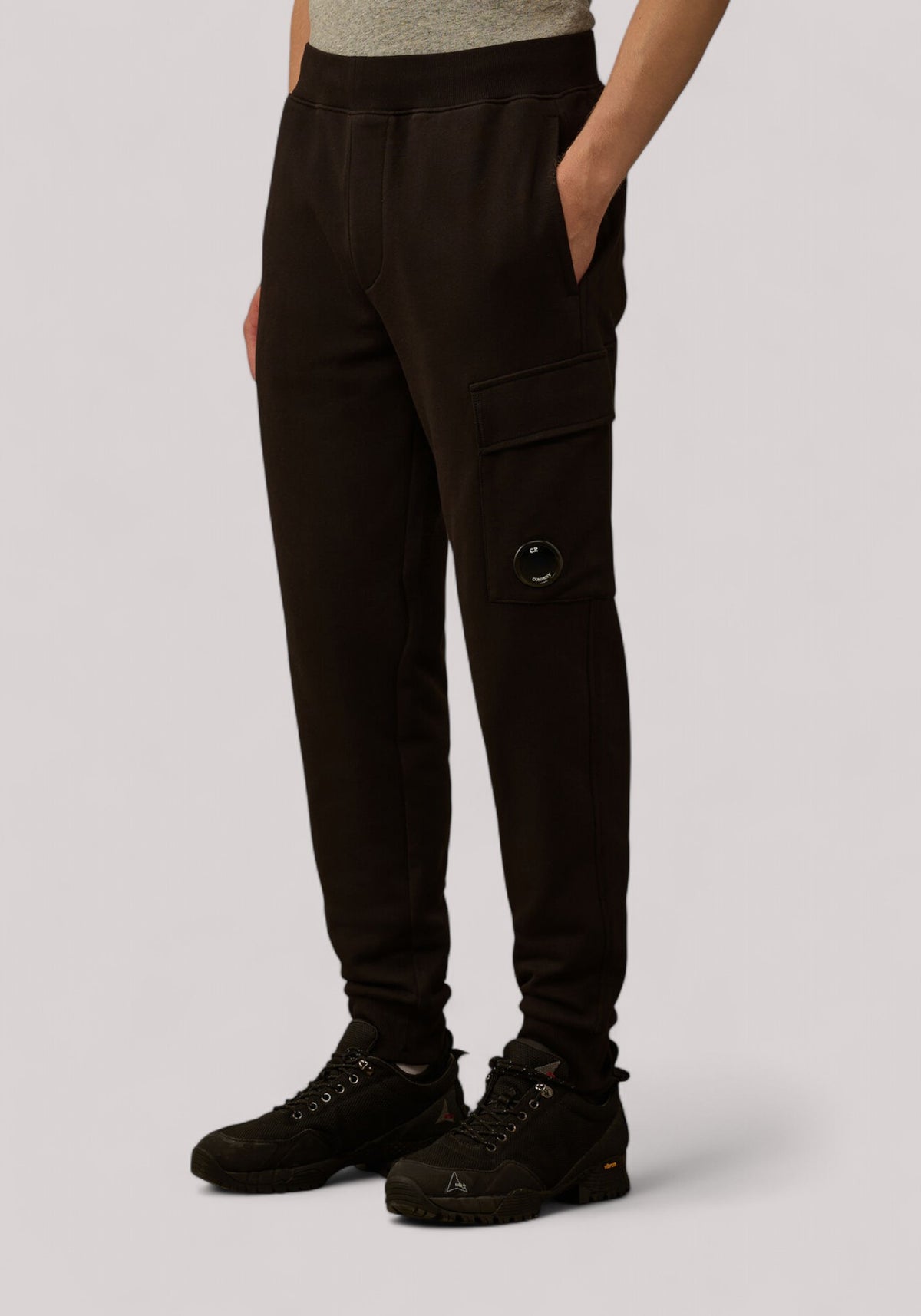 PANTALONE UOMO IN FELPA NERO
