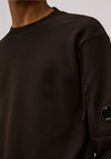 FELPA UOMO CREWNEK LENS BLACK