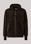 FELPA UOMO FULL ZIP BLACK