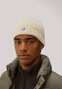 BERRETTO UOMO MERINOS GAUZE WHITE