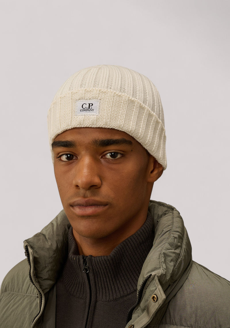 BERRETTO UOMO MERINOS GAUZE WHITE