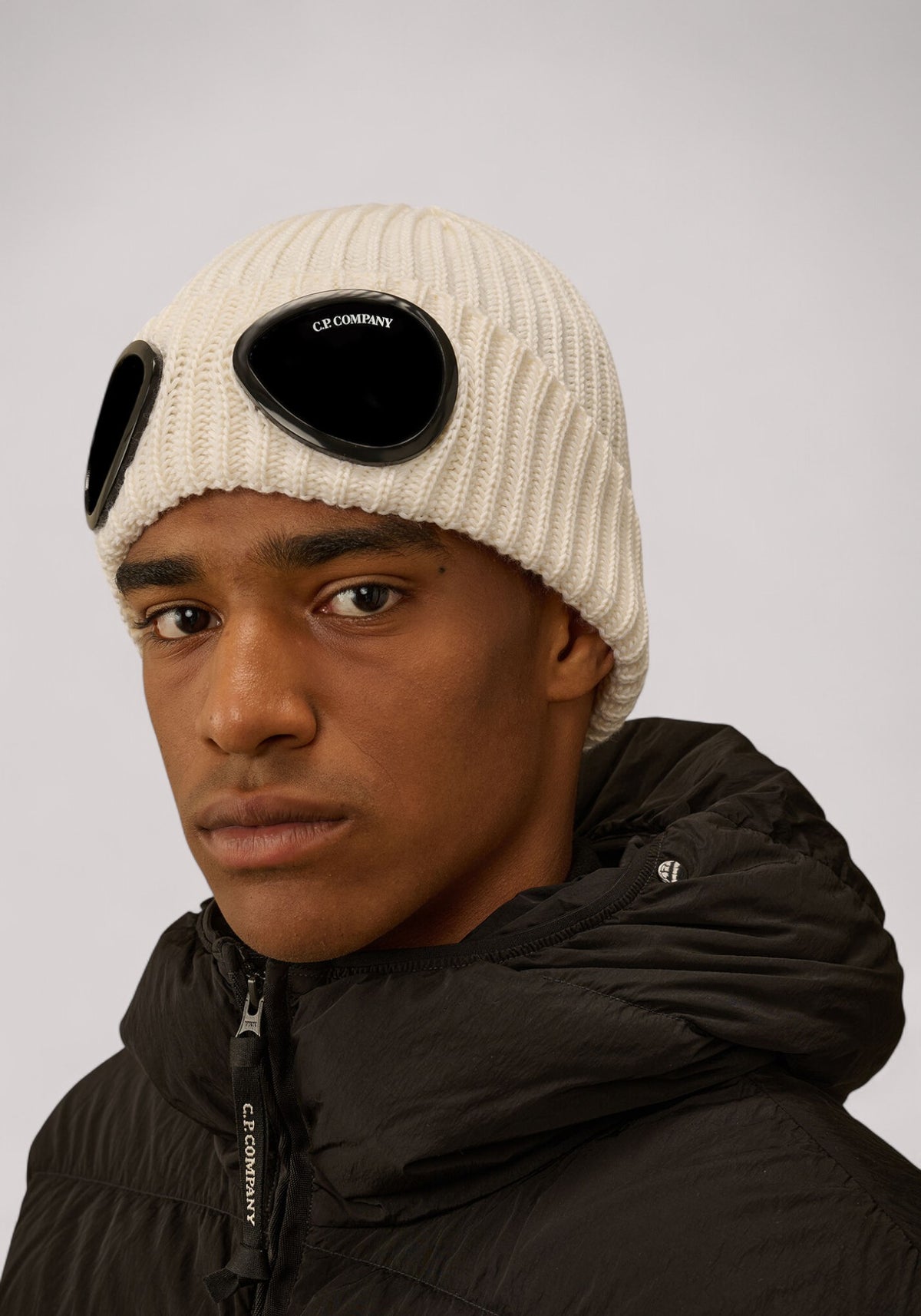 BERRETTO UOMO MERINOS LENS GAUZE WHITE