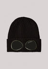 BERRETTO UOMO GOGGLE MERINO NERO