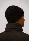 BERRETTO UOMO GOGGLE MERINO NERO