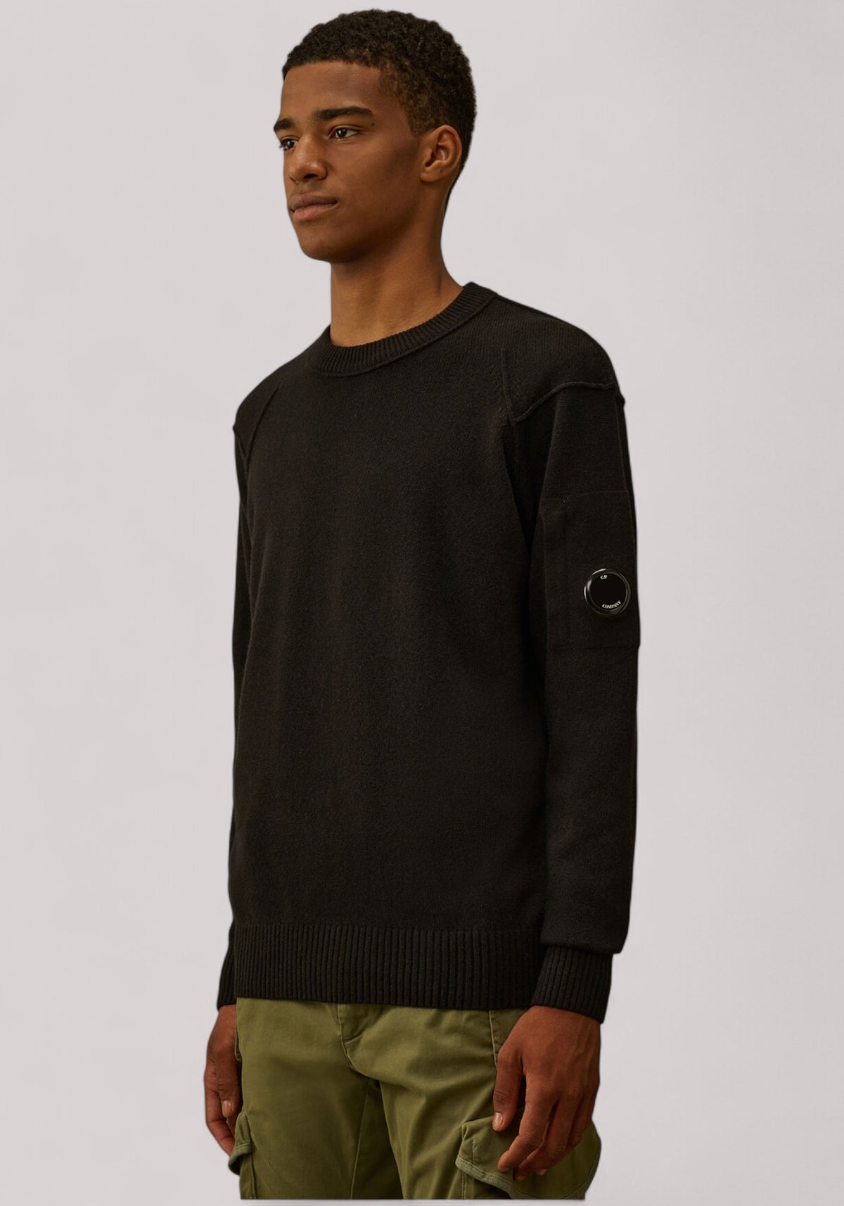 MAGLIA UOMO GIROCOLLO NERO