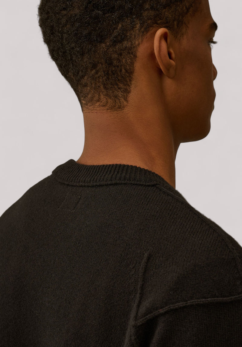 MAGLIA UOMO GIROCOLLO NERO