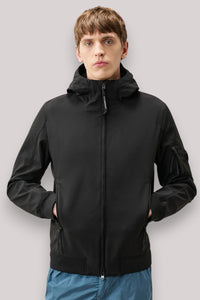 GIUBBINO UOMO SHELL-R- SHORT JACKET BLACK - Linassi