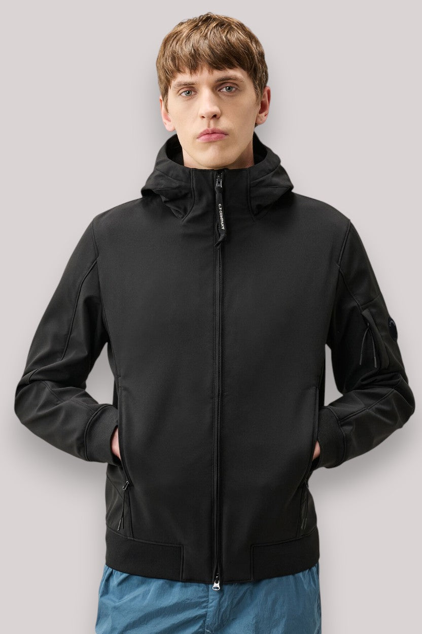 GIUBBINO UOMO SHELL-R- SHORT JACKET BLACK - Linassi