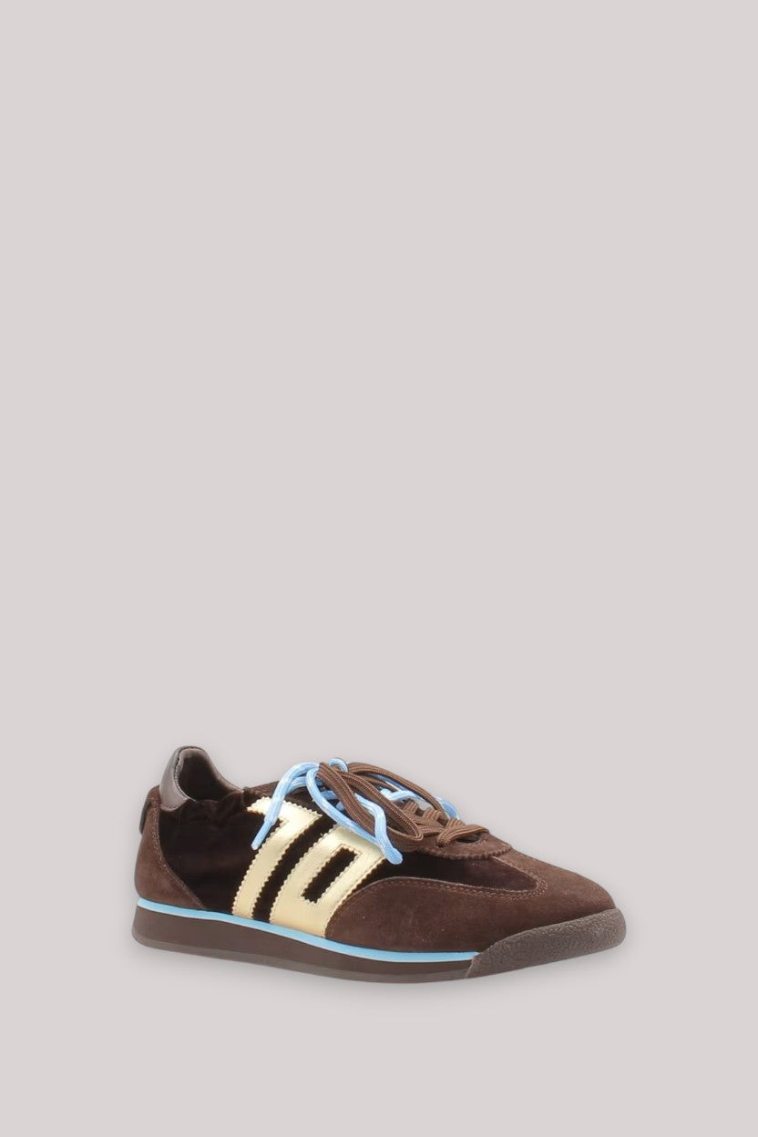 SCARPE DONNA COFFEE/GOLD