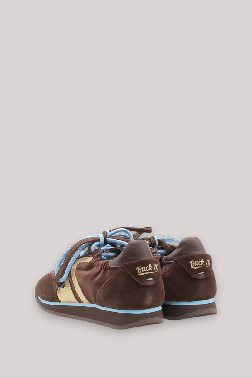 SCARPE DONNA COFFEE/GOLD