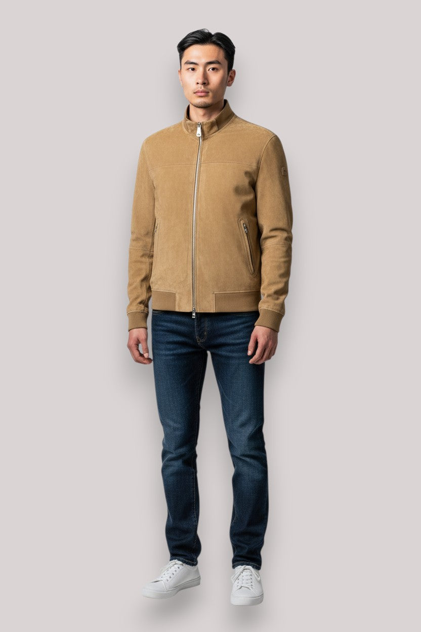 GIUBBINO UOMO SANDS SUEDE GRIGIO SILICE - Linassi