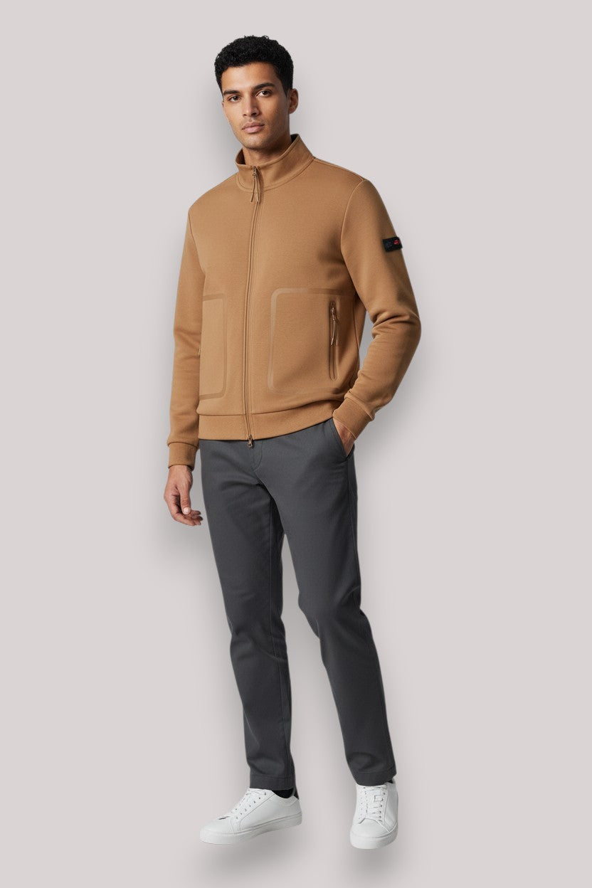 FELPA UOMO SCOTT MARRONE - Linassi