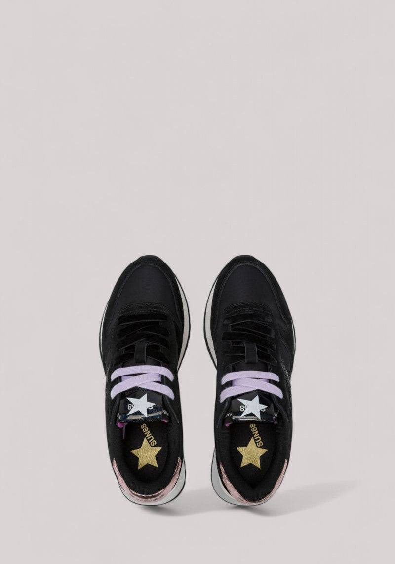 SCARPE DONNA STARGIRL GLITTER LOGO NERO