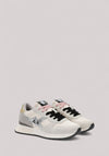 SCARPE DONNA STARGIRL GLITTER LOGO BIANCO PANNA