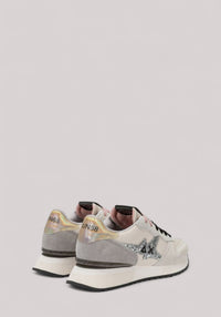 SCARPE DONNA STARGIRL GLITTER LOGO BIANCO PANNA