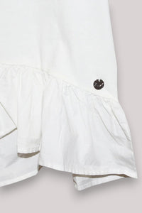 T-SHIRT DONNA IN COTONE PORCELLANA - T32211 39