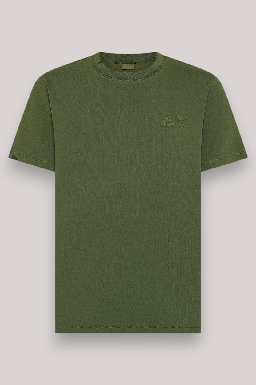 T-SHIRT UOMO VINTAGE VERDE SCURO - Linassi