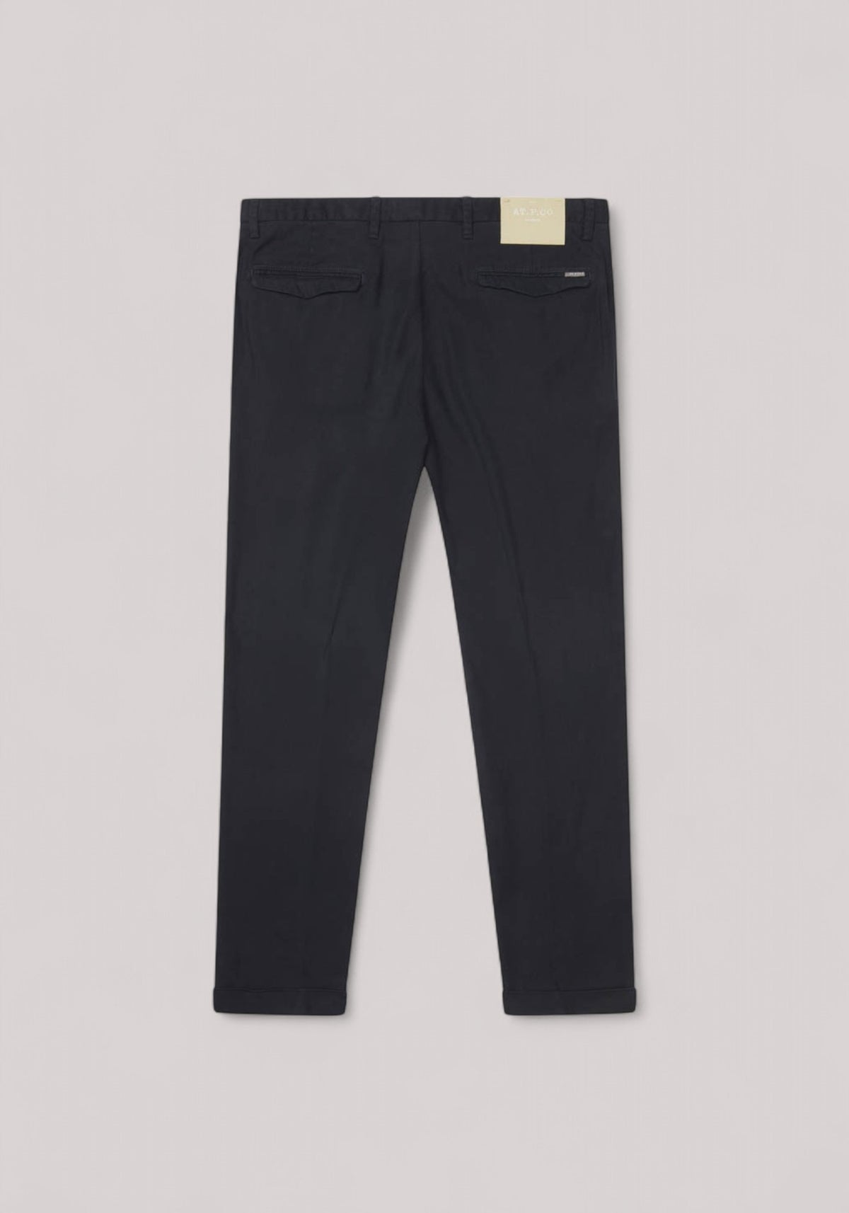 PANTALONE UOMO SLIM FIT CON PINCES BLU NAVY