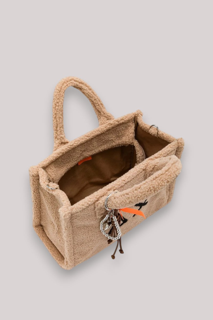 BORSA DONNA CALI MIDI BAG TEDDY CACAO