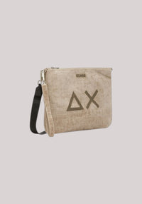 POCHETTE DONNA VELVET BEIGE