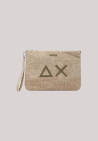 POCHETTE DONNA VELVET BEIGE