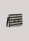POCHETTE DONNA TARTAN NERO